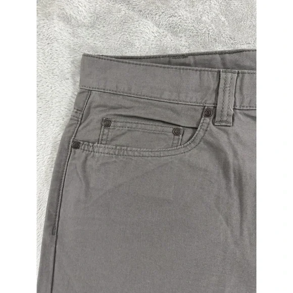 NWT Blue Mountain Pants Mens 38x30 Canvas Relaxed Workwear Dad Gray 5 Pocket - Picture 6 of 16